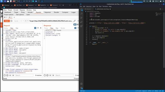 04. Lab 3 - Password reset broken logic смотреть онлайн