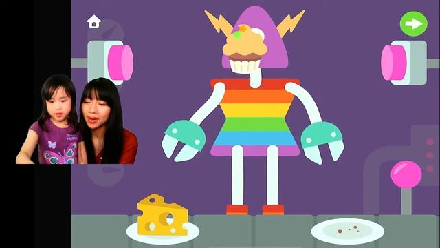 Sago Mini World Robot Party gameplay with Ella and Mommy | Preschool Education смотреть онлайн