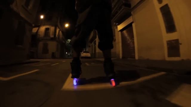 Powerslide Fothon Emotion LED Wheels - Colorful Night
