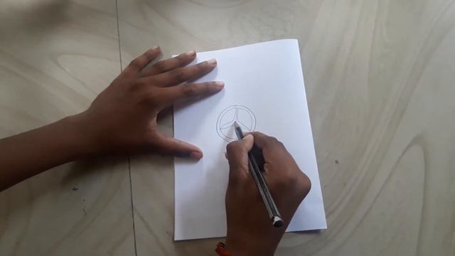 How to draw Mercedes-Bens logo for kidsss смотреть онлайн