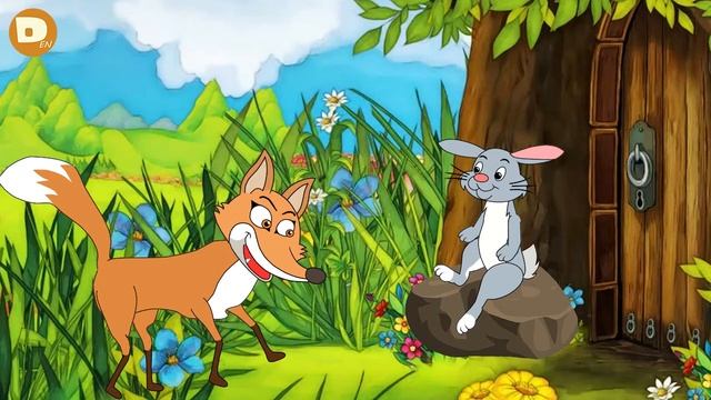 The Smart Little Rabbit And Fox And Wolf | Bedtime Stories For Toddlers | #EnglishFairyTales