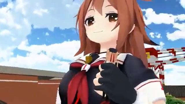 Mmd Kancolle Giantess Enjoyed Double Snacks