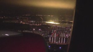 Ночная посадка в аэропорту Внуково, 13.10.2016