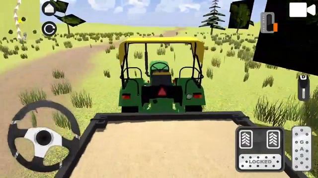 Indian Tractor Simulator #2 Real tractor games tractor video Traktor driving and parking Traktör смотреть онлайн