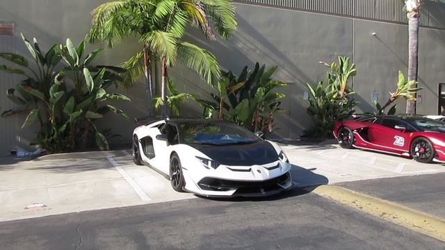 Lamborghini Aventador SVJ w/ Gintani Exhaust, 1016 Industries Hood смотреть онлайн