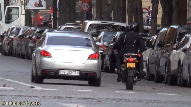 Unmarked Police Car Peugeot 508 with Unmarked Police Motorcycle смотреть онлайн