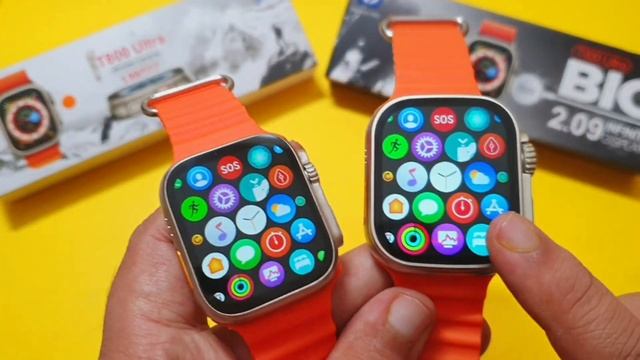T800 Ultra VS T900 Ultra Smartwatch Compare Which watch Is Best | t800 vs t900 | Apple watch 8 Ultr смотреть онлайн