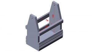 Деревянный ящик для бутылок подарочный