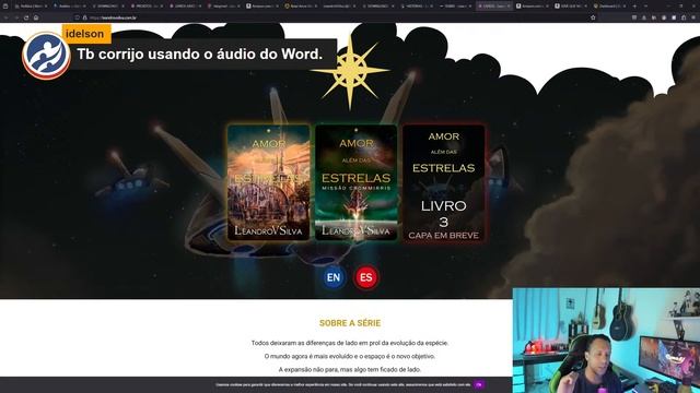 Live com LeandroVSilva. Tire todas as suas dúvidas sobre CARREIRA LITERÁRIA смотреть онлайн