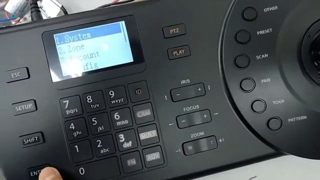 Dahua PTZ Camera - SD42212HCS3: How To Change From CVBS Mode To CVI Mode Using NKB1000