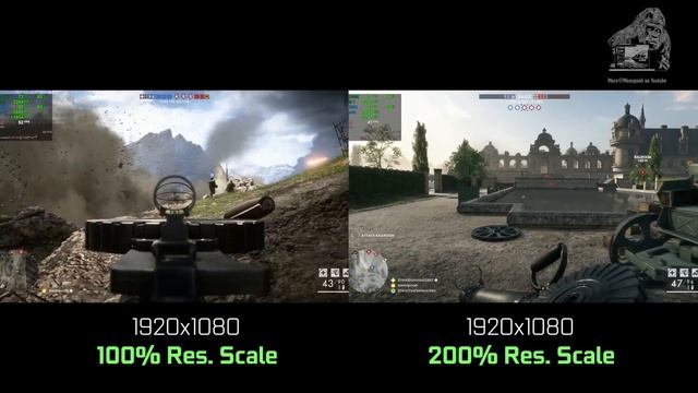 Battlefield 1 MSI GE75 Raider 100 & 200% Res. Scale | RTX 2060 I7 9750 смотреть онлайн