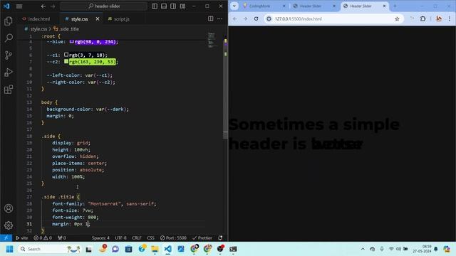 🔥 Header Slider || Day 6 || 100 Days Challenge 😲 смотреть онлайн