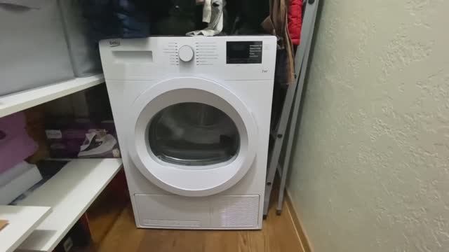 ВЛОГ: Купили сушильную машину Beko DCY 7402 и шкаф в коридор!!! Как я организовала хранение в шкафу! смотреть онлайн