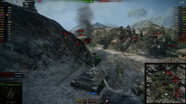 T-54 gameplay / Т-54 легкая прогулка смотреть онлайн