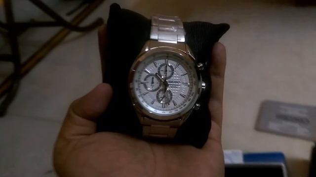 Seiko SSB173P1 - Chronograph men's watch unboxing смотреть онлайн