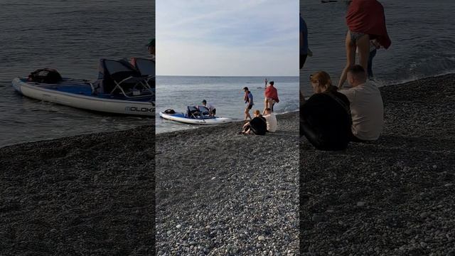 Адлер. Большой Сапборд с моторчиком. смотреть онлайн