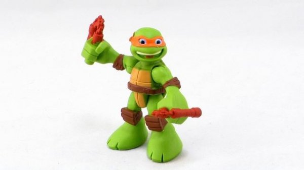 Teenage Mutant Ninja Turtles Half-Shell Heroes Mini Figures Video Review