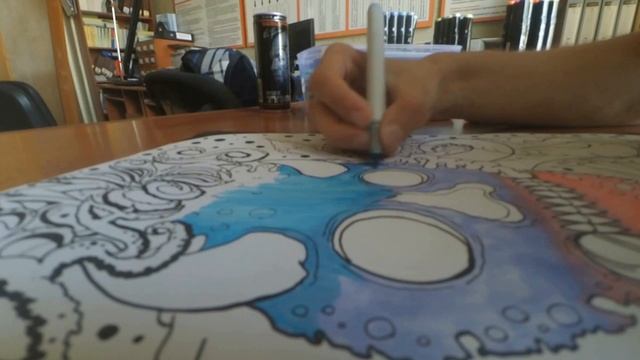 Fast drawing sketch by German Ishchenko (#Band Of Raccоons) смотреть онлайн