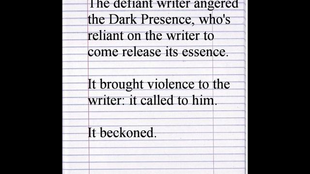 The Writer (An Alan Wake tribute)- Johnny HackNSlash смотреть онлайн