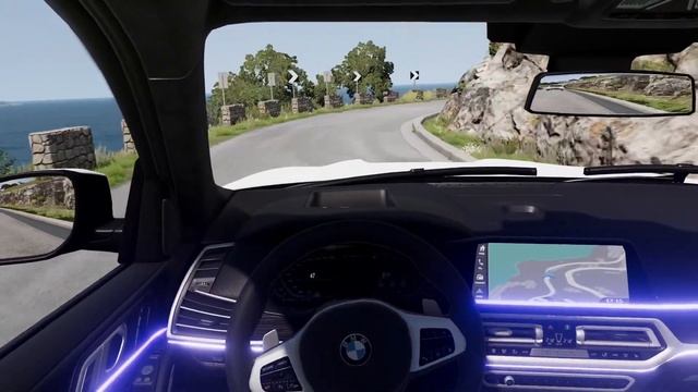 Bmw X7 and Mercedes GLE Amg | Beam Ng | Logitech G923 смотреть онлайн