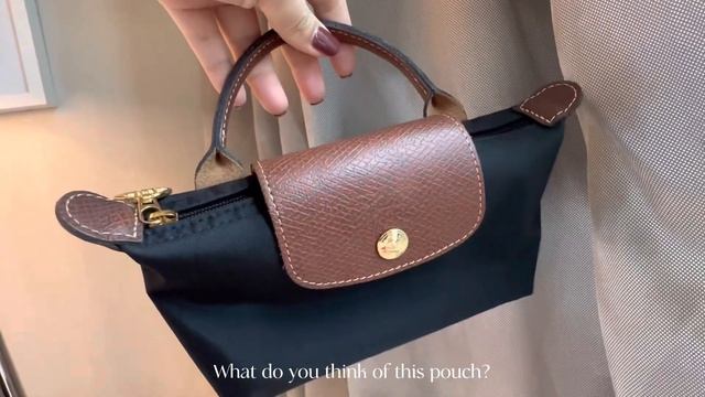 Mini Review of Longchamp Le Pliage Original - Pouch with Handle смотреть онлайн