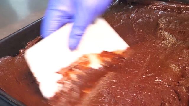 Extreme Korean food! How to make Coorownies cookie + brownie - Korean street food / 서울맛집 신사카페 쿠라우니 смотреть онлайн