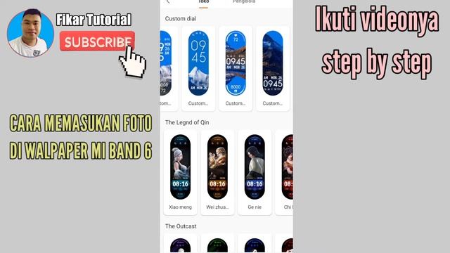 Terbaru.!!! Cara Pasang Foto dari Galeri Di walpaper Mi Band 6 смотреть онлайн
