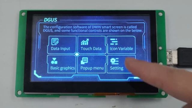 DWIN 4.3 inch intelligent display смотреть онлайн