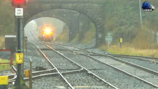 Full Throttle Irish 071 Class & IWT Intermodal Train in Kildare Station - 05 January 2023 смотреть онлайн