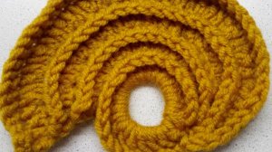 Ирландское кружево для начинающих. Мотив для ирландского кружева. Ракушка.