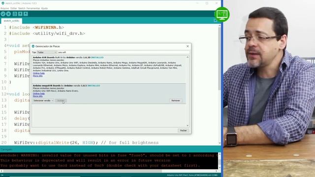 Um Arduino à frente da própria Arduino! Conheça o UNO WiFi. смотреть онлайн