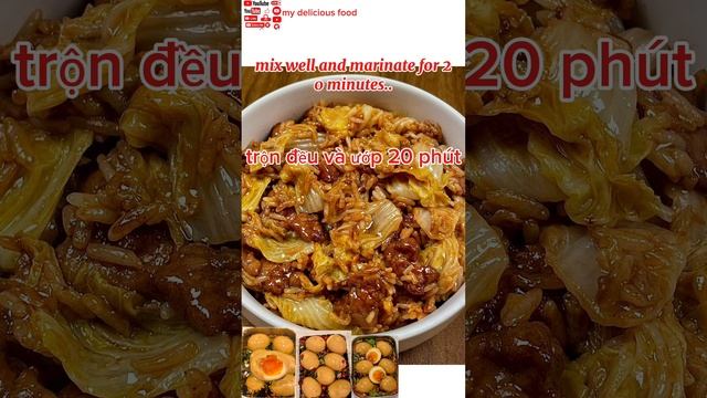 How to make Beef and Cabbage Fried Rice #mydeliciousfood смотреть онлайн