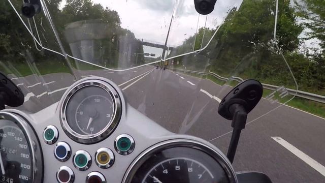 BMW R1150R Test Fahren - BMW R 1150 R Test Drive - BMW R1150R Windschild Hoch