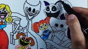 Poppy Playtime 3 / How to Coloring Characters / Coloring Pages