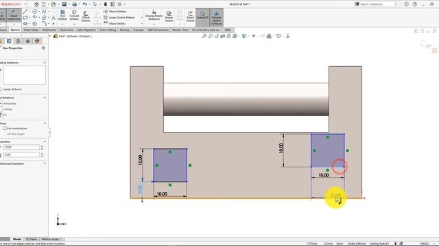 SolidWorks Tutorial - October 2020 - Exercise 35 - Part 05 смотреть онлайн