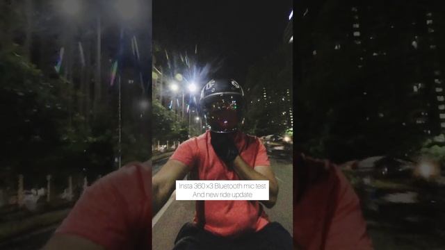 insta 360 x3 Bluetooth mic testing on super meteor 650 with realme bud wireless 3. смотреть онлайн