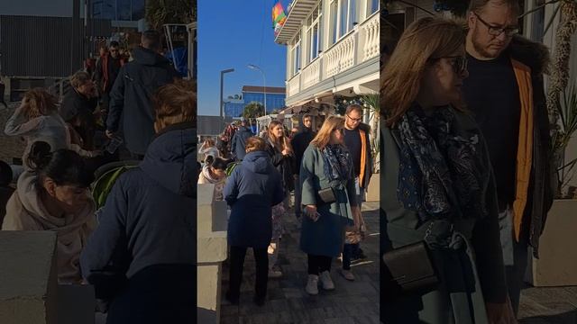 Набережная в Адлере. Пляж "Чайка". смотреть онлайн