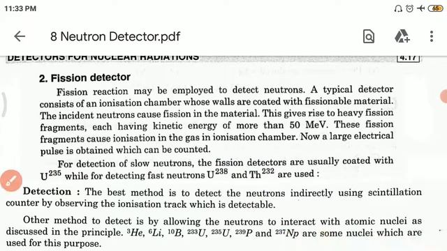 Neutron Detector (DSE-2 UNIT-3(1) Lec-8) смотреть онлайн