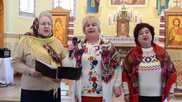 с. Березівка. Розколяда: в гостях тріо церкви "Матері Божої Неустанної Помочі"" (1 частина) смотреть онлайн