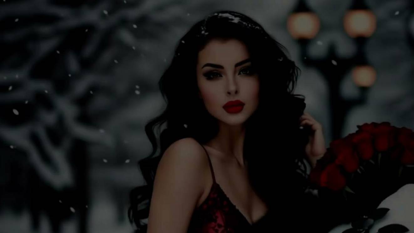 Алые розы на снегу лежат смотреть онлайн