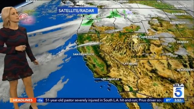 Kacey Montoya KTLA Weather Hot Mini Skirt Feb 22, 2021 смотреть онлайн