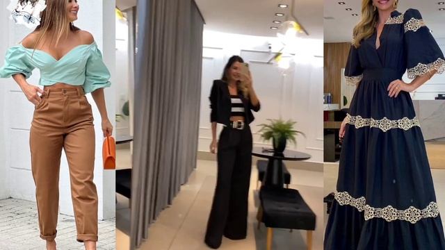 pantalones de mujer hollister Top 50 Best Design Wear Fashion 2022 | smart casual looks for ladies смотреть онлайн