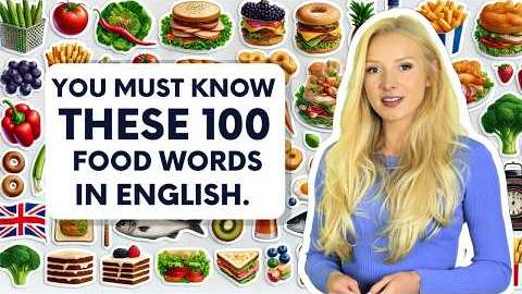 Learn 100+ Common Foods & Dishes In English In 20 Minutes | Food Vocabulary