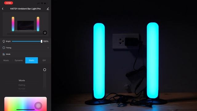 Smart RGBIC Ambient Light Bar Pro | Unboxing & Setup смотреть онлайн