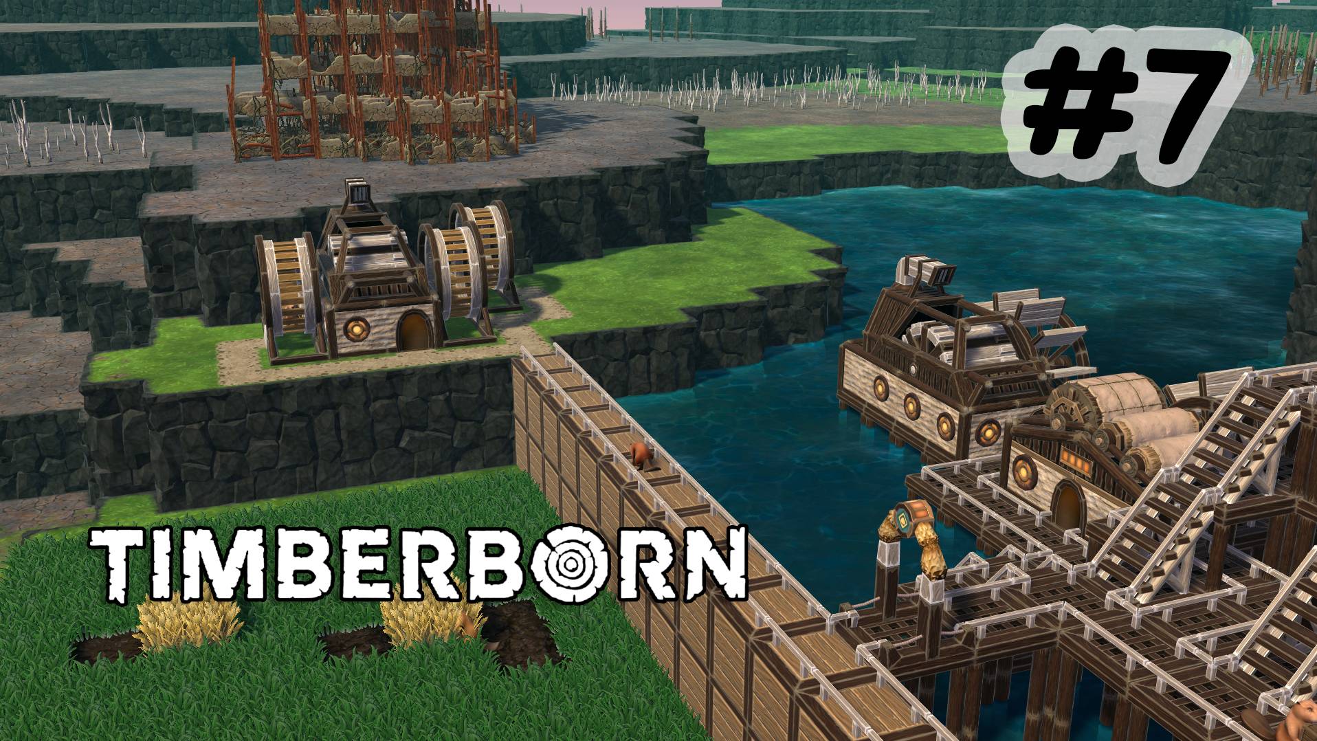 Timberborn |#7| Первые эксперименты с терраформингом