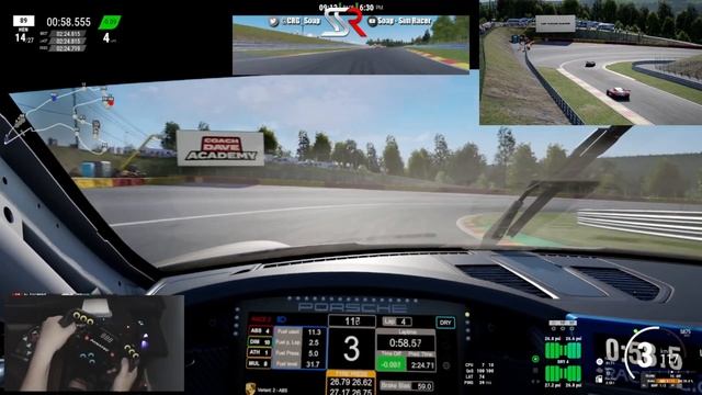 ACC: Porsche Cup vs GT3's at Spa смотреть онлайн