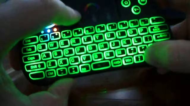 Quick view Banggood I86 Wireless Seven Color Backlit 2.4GHz Touchpad Airmouse Mini Keyboard смотреть онлайн