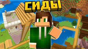 Ещё 5 Лучших СИДОВ на ДЕРЕВНЮ в Майнкрафт Бедрок 1.21.43