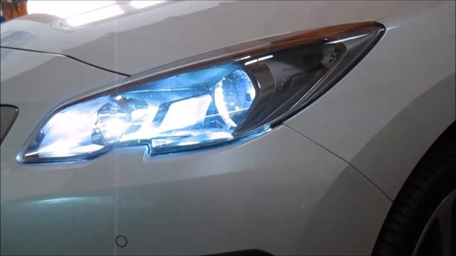 Xenón 6000k Peugeot 308 Feline Bajas + altas смотреть онлайн