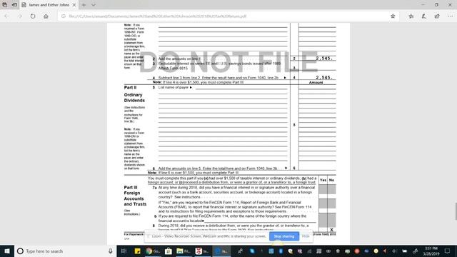 Comprehensive Problem #1: Preview & Exporting The Tax Return